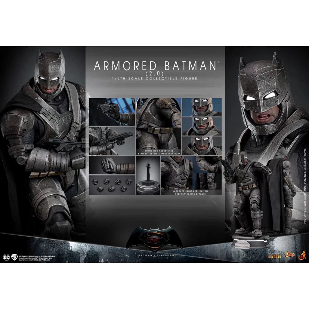 Hot Toys - Armored Batman 2.0 [2 Variants]