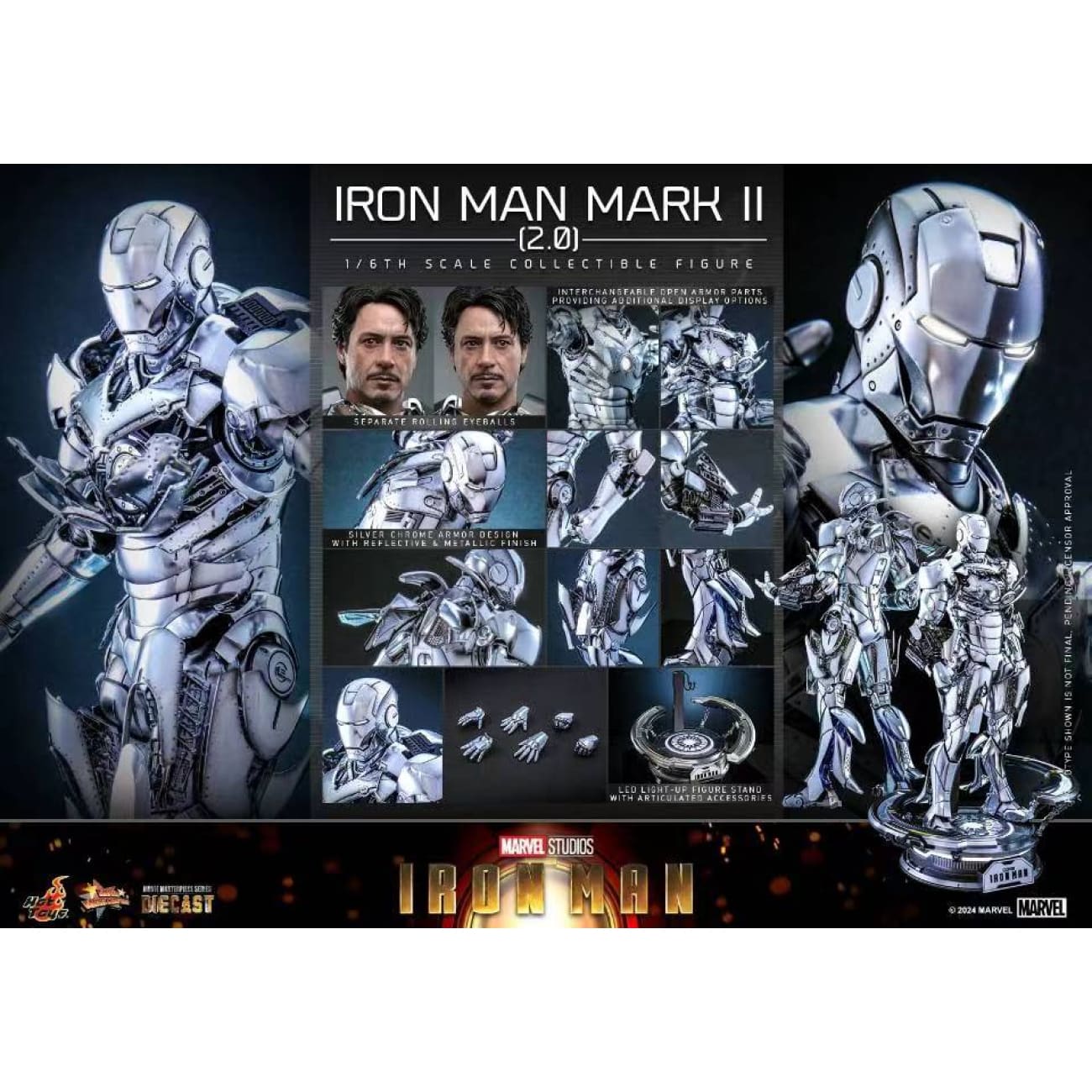 Hottoys - Iron Man Mark II 2.0 [MMS733D59]