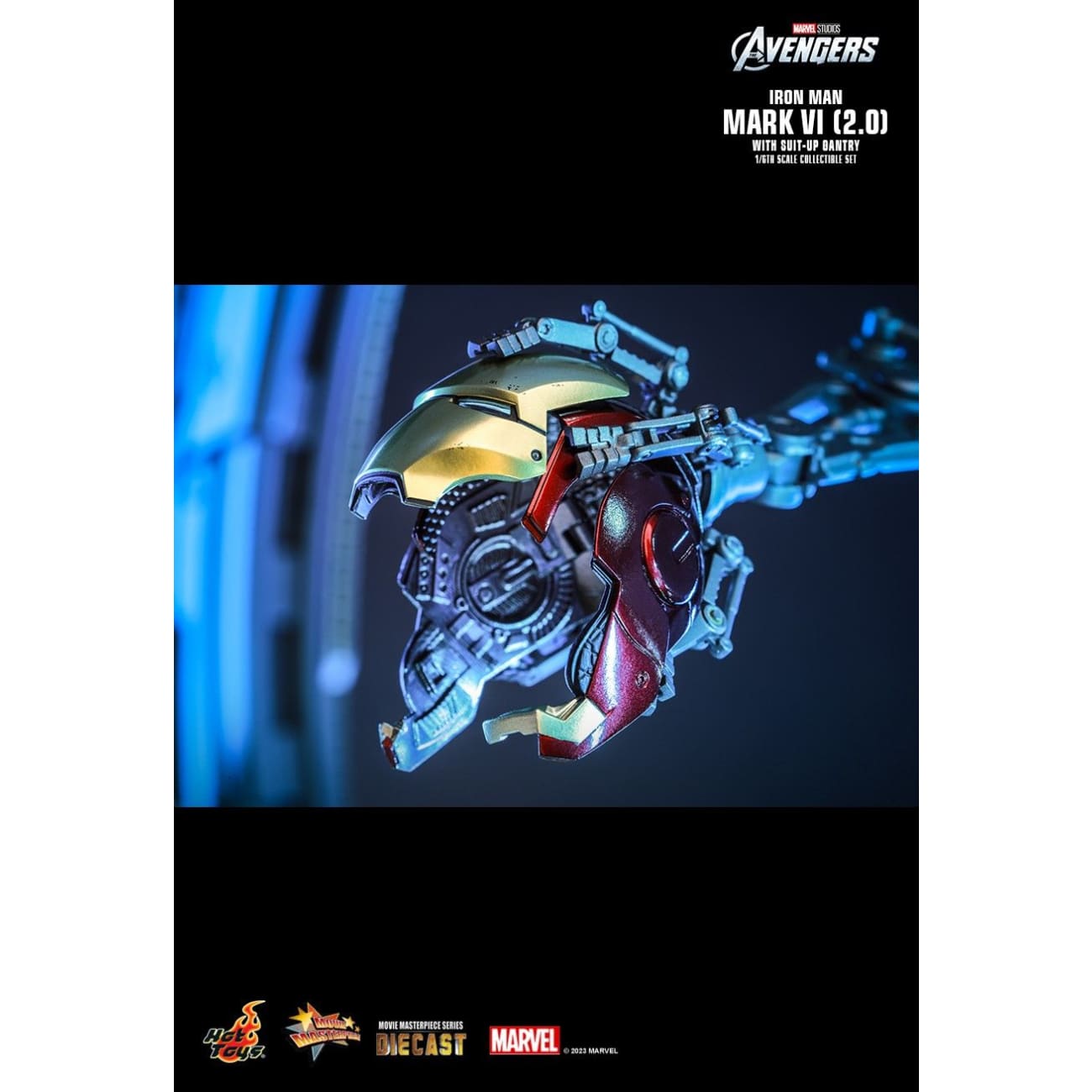 Hottoys - Iron Man Mark Vi (2.0) with Suit-up Gantry