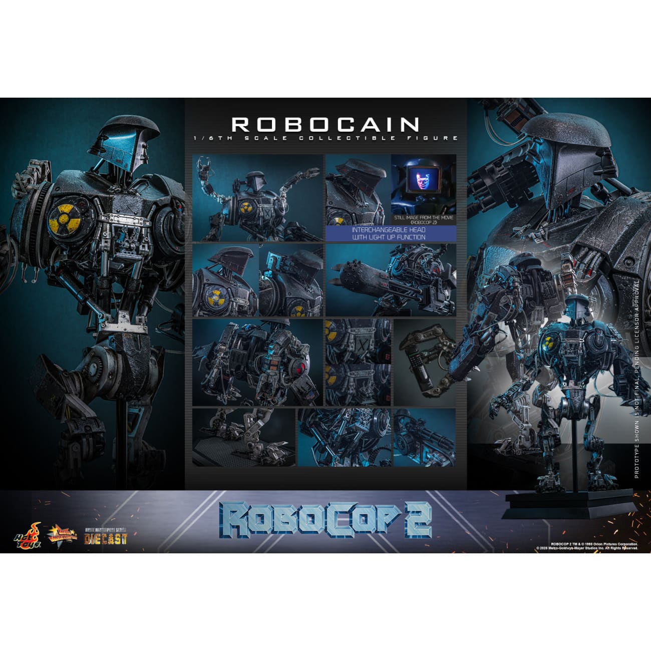 Hottoys - RoboCop & RoboCain MMS827 MMS828 [Licensed] [2 Variants]