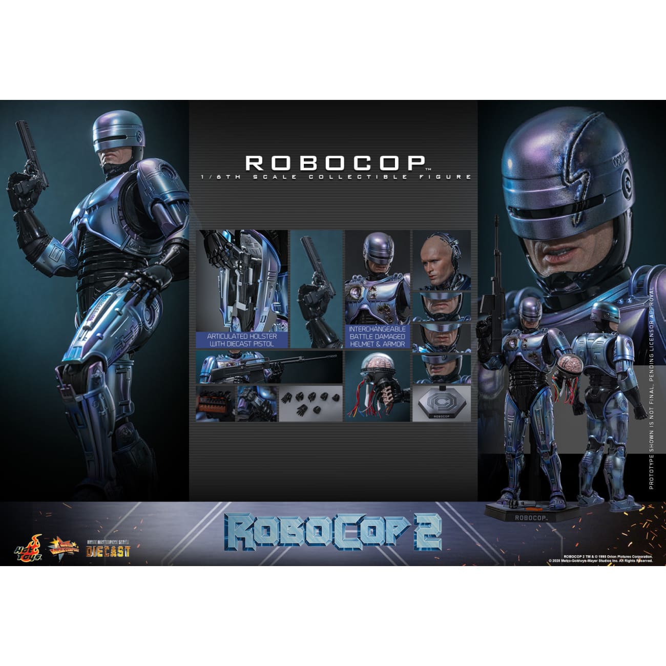 Hottoys - RoboCop & RoboCain MMS827 MMS828 [Licensed] [2 Variants]