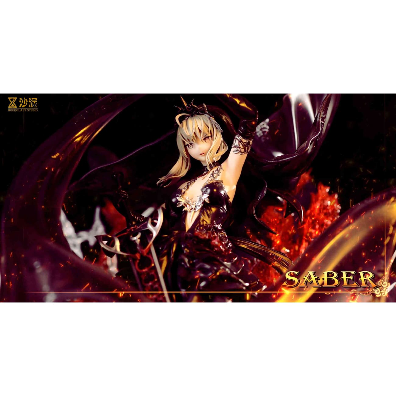 Hourglass Studio - Artoria Pendragon Alter (Saber) Black Wedding Dress Ver.