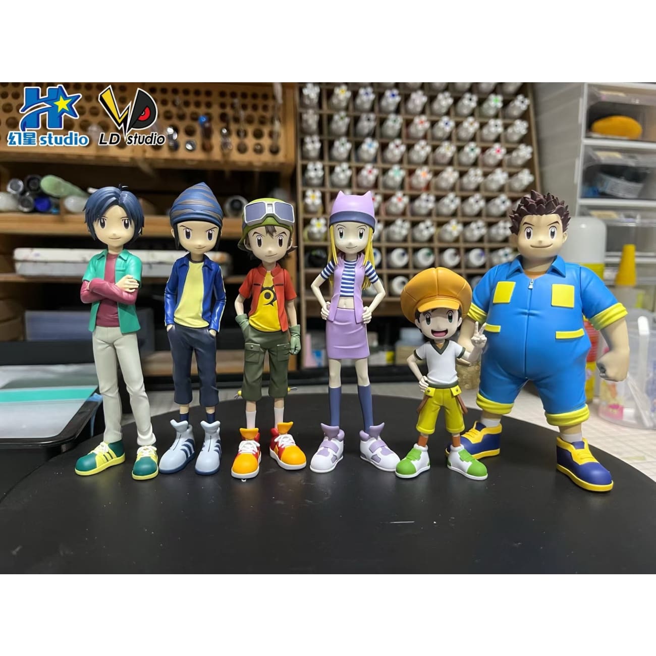 Huan Xing Studios x LD Studio - Digimon Frontier Main Characters Group