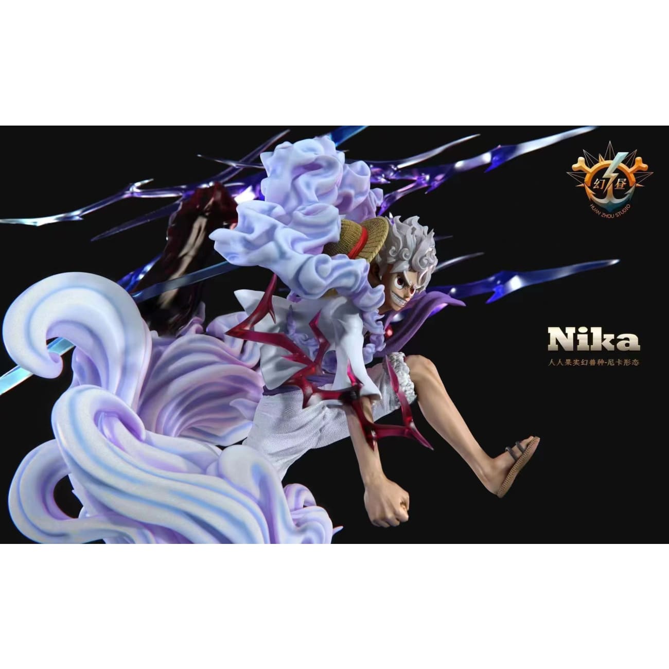 Huan Zhou Studio - Sun God Nika Luffy Gear 5 [Original Version / Ink Version]