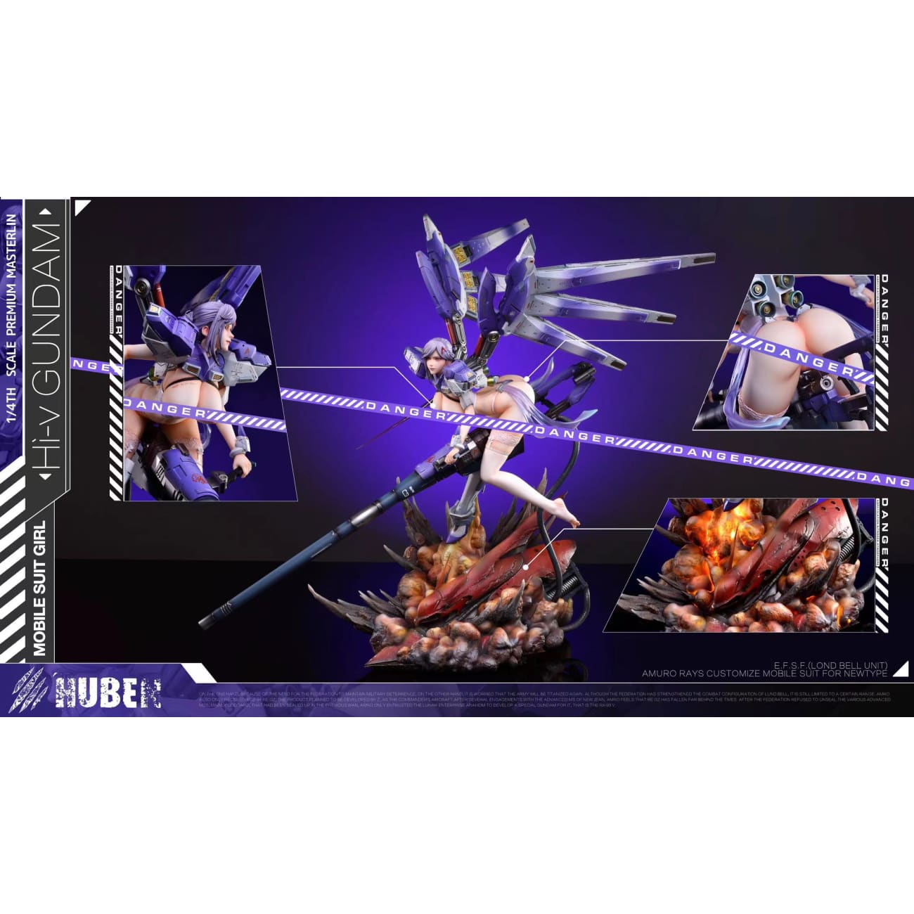 HuBen Studio - Gundam Girl RX-93-ν2 Hi-ν [Cast Off][2 Variants]