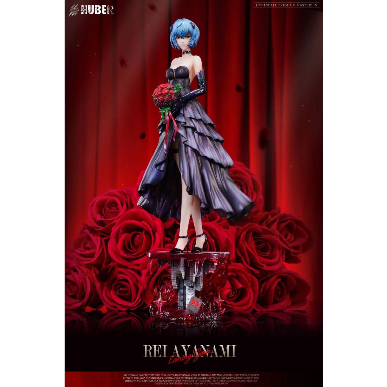 HuBen Studio - Rei Ayanami Black Wedding Dress Ver.