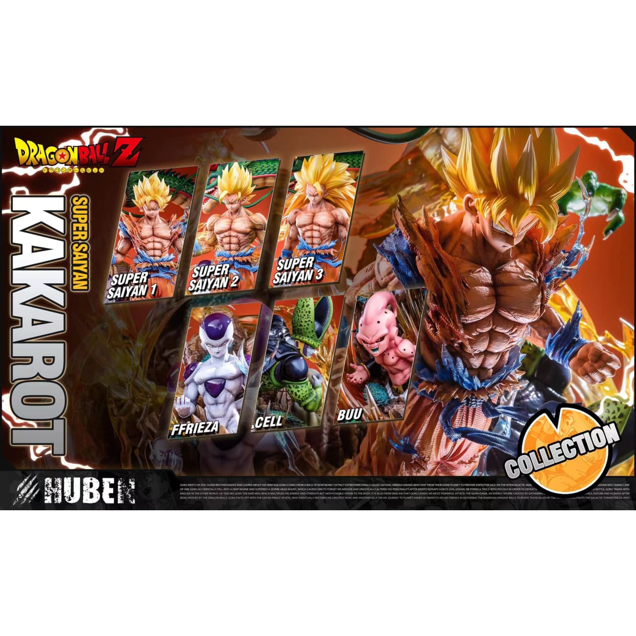 HuBen Studio - Son Goku, Frieza, Cell, Majin Buu & Shenron [3 Variants]