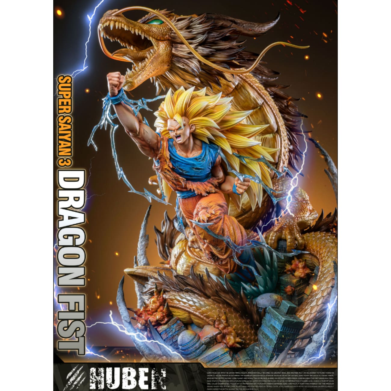 HuBen Studio - Super Saiyan Three Son Goku Dragon Fist