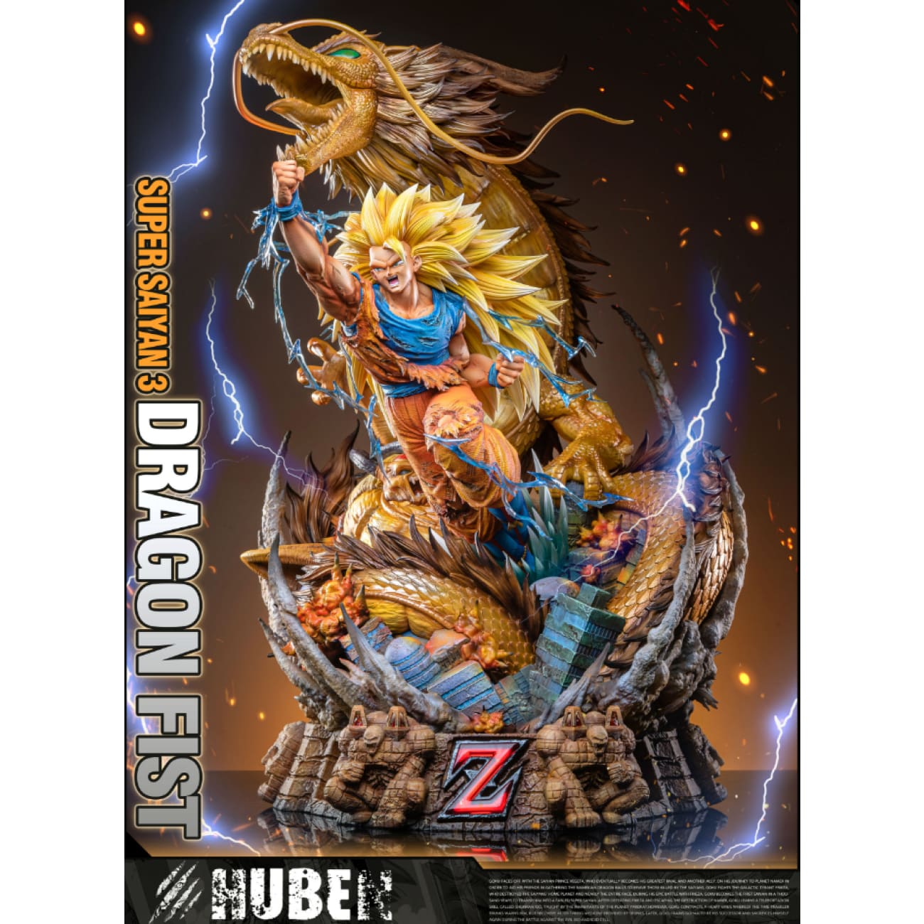 HuBen Studio - Super Saiyan Three Son Goku Dragon Fist