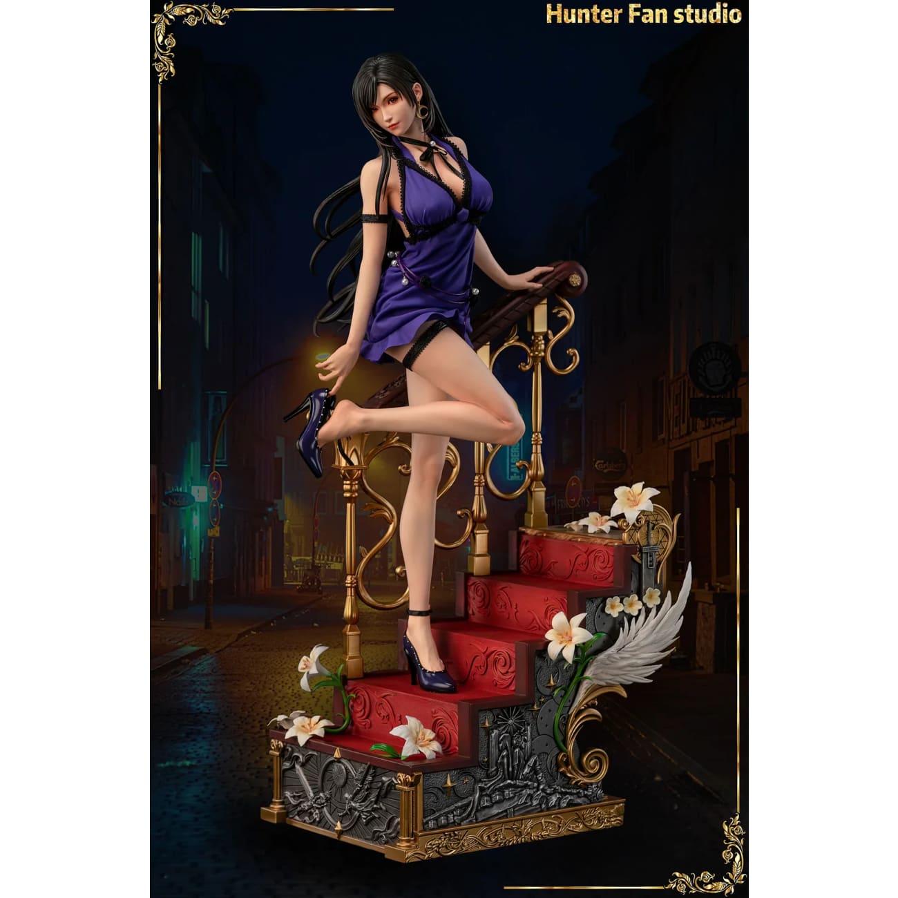 Hunter Fan Studio - Tifa Lockhart Purple Dress Ver. [2 Variants]