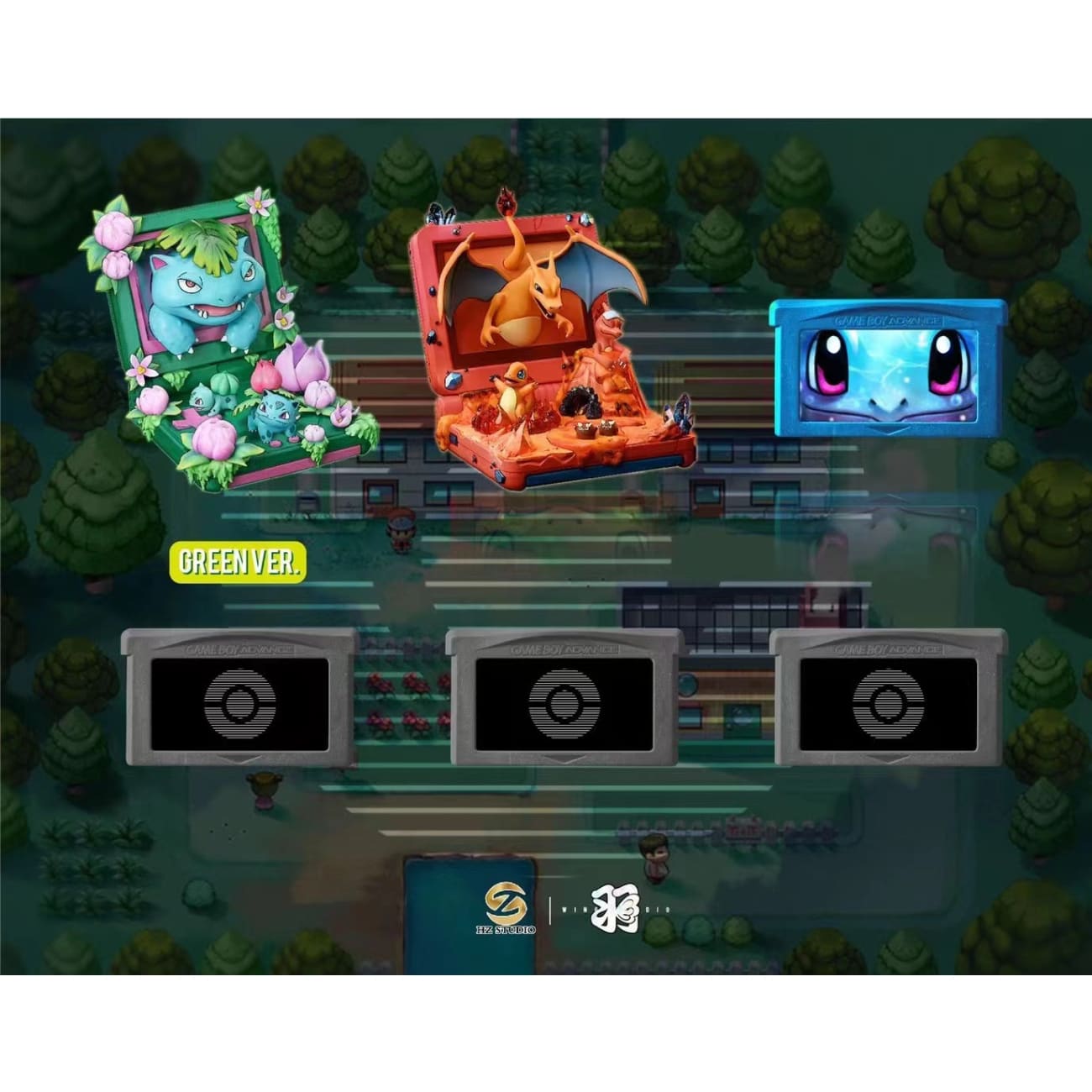 Hz Studio x Wing Studio - Charmander Family