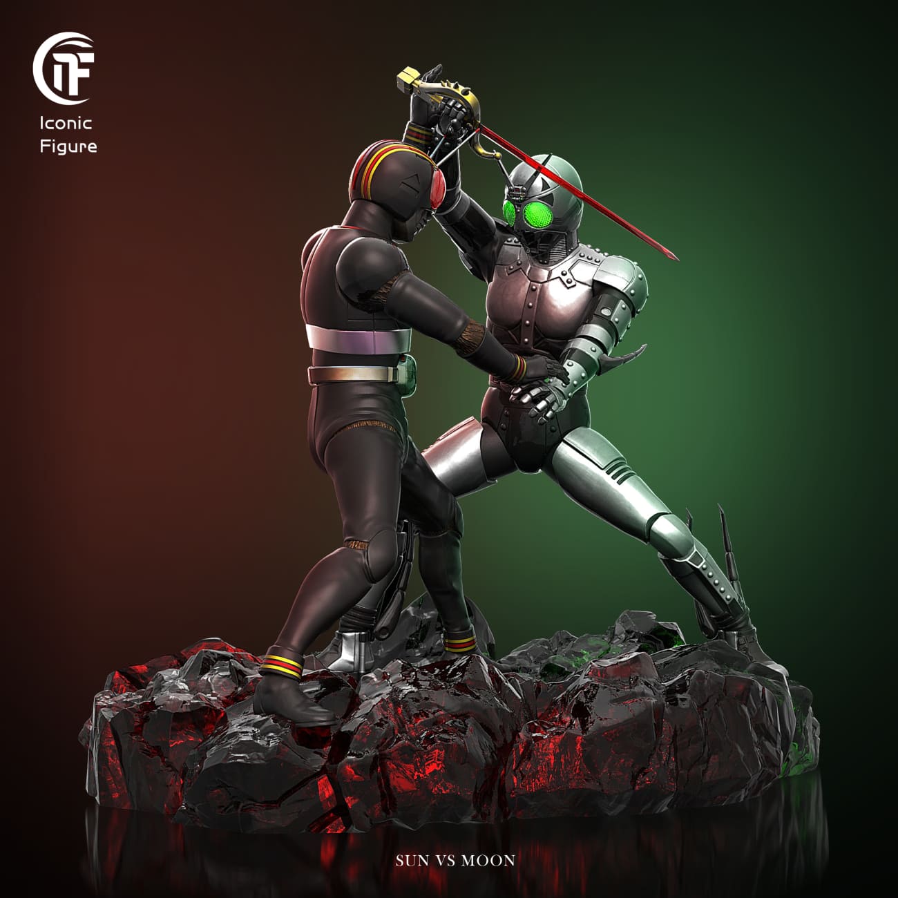Iconic Figure Studio - Kamen Rider Black Sun vs Shadow Moon