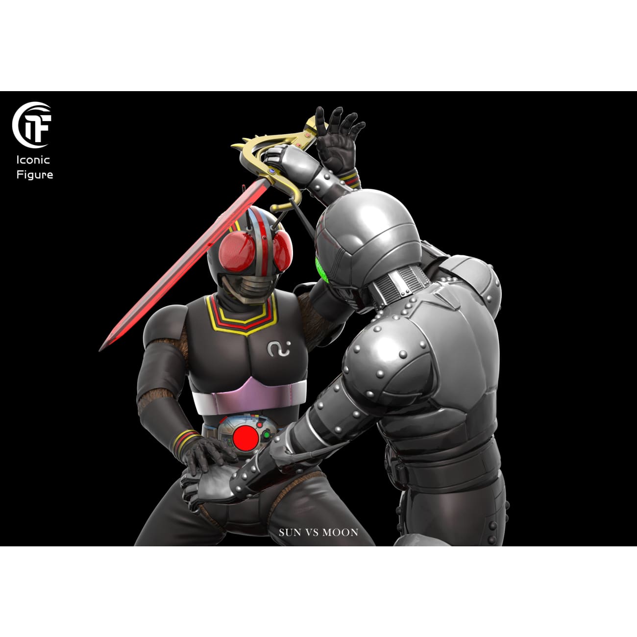 Iconic Figure Studio - Kamen Rider Black Sun Vs Shadow Moon