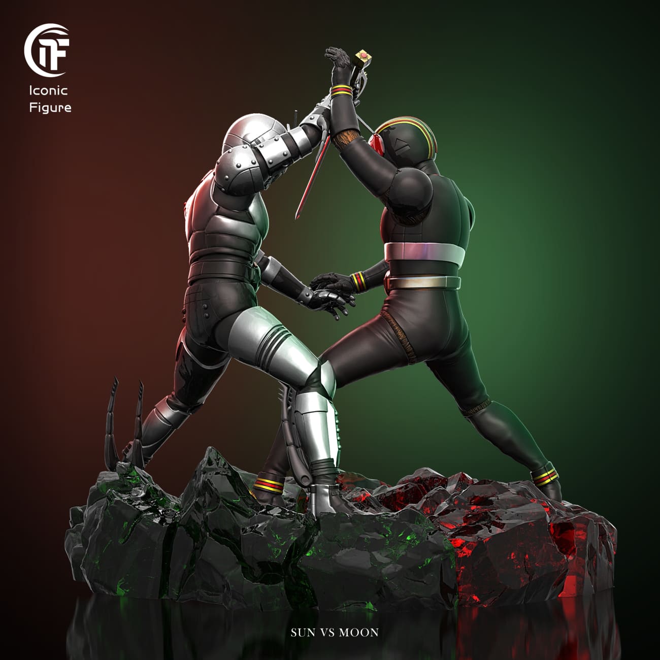 Iconic Figure Studio - Kamen Rider Black Sun vs Shadow Moon