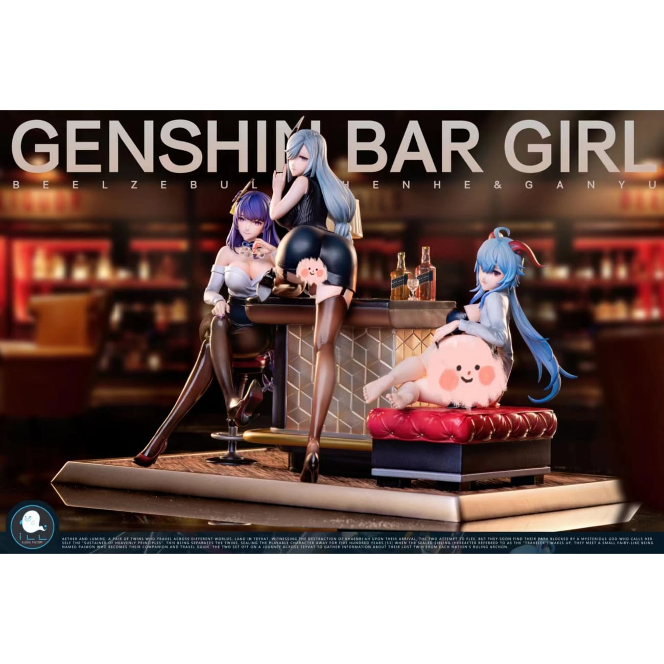 ILLEGAL Factory - Ganyu, Shenhe & Raiden Night Bar Ver. 