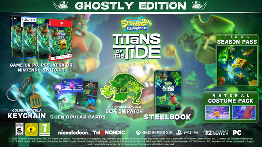 Nintendo Switch Game Title - SpongeBob SquarePants : Titans of the Tide - Ghostly Edition