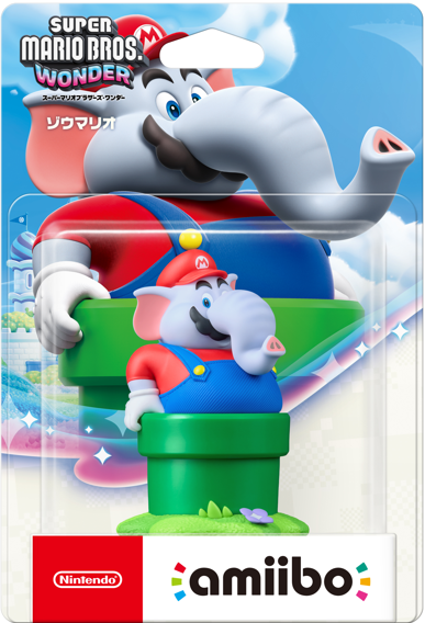 Nintendo Switch Game Title - Amiibo™ Elephant Mario [Super Mario Bros.™ Wonder Series]