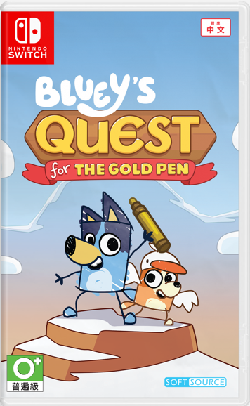 Nintendo Switch Game Title - Bluey's Quest For The Gold Pen [3 Variants]