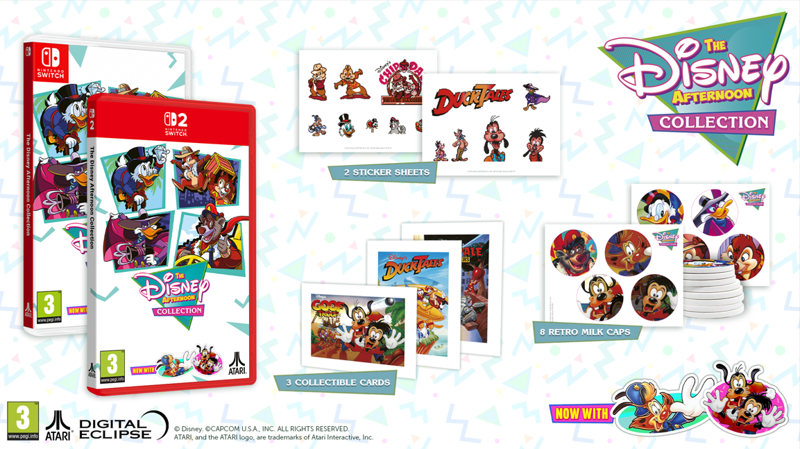 Nintendo Switch Game Title - The Disney Afternoon Collection [8 Games in 1 cartridge]  [2 Variants]