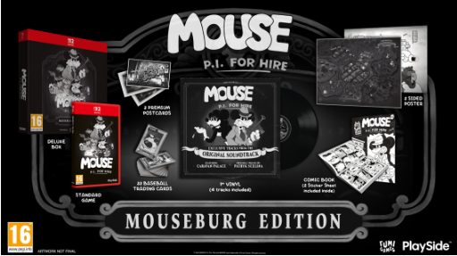 Nintendo Switch Game Title - MOUSE: P.I. For Hire [2 Variants]