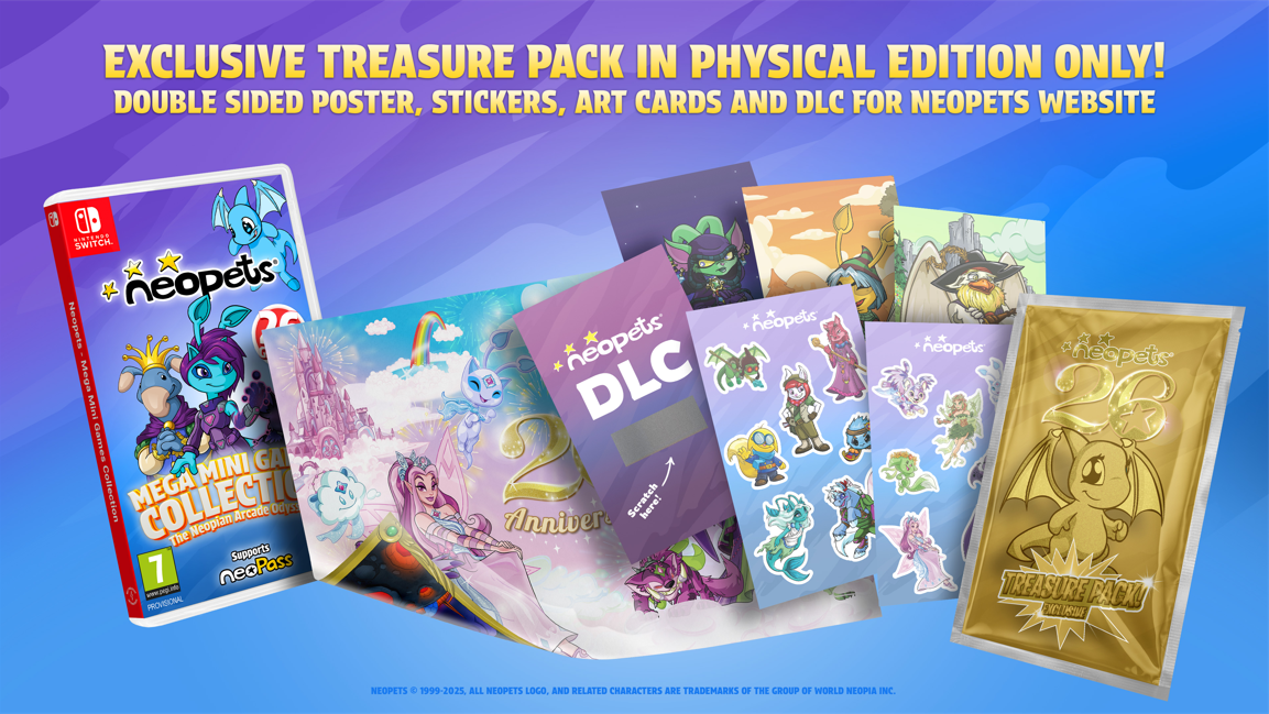 Nintendo Switch Game Title - Neopets - Mega Mini Games Collection Day 1 Edition