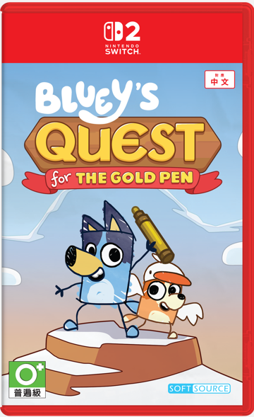 Nintendo Switch Game Title - Bluey's Quest For The Gold Pen [3 Variants]