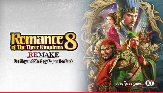 Nintendo Switch Game Title - Romance of the Three Kingdoms 8 Remake: Destiny and Strategy Expansion Pack Standard Edition