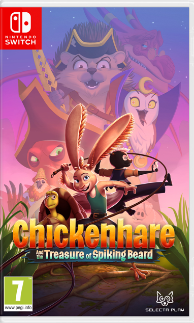 Nintendo Switch Game Title - Chickenhare and the Treasure of Spiking Beard