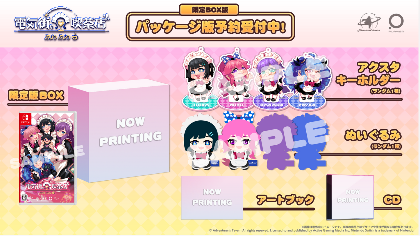 Nintendo Switch Game Title - Maid Cafe on Electric Street [2 Variants]