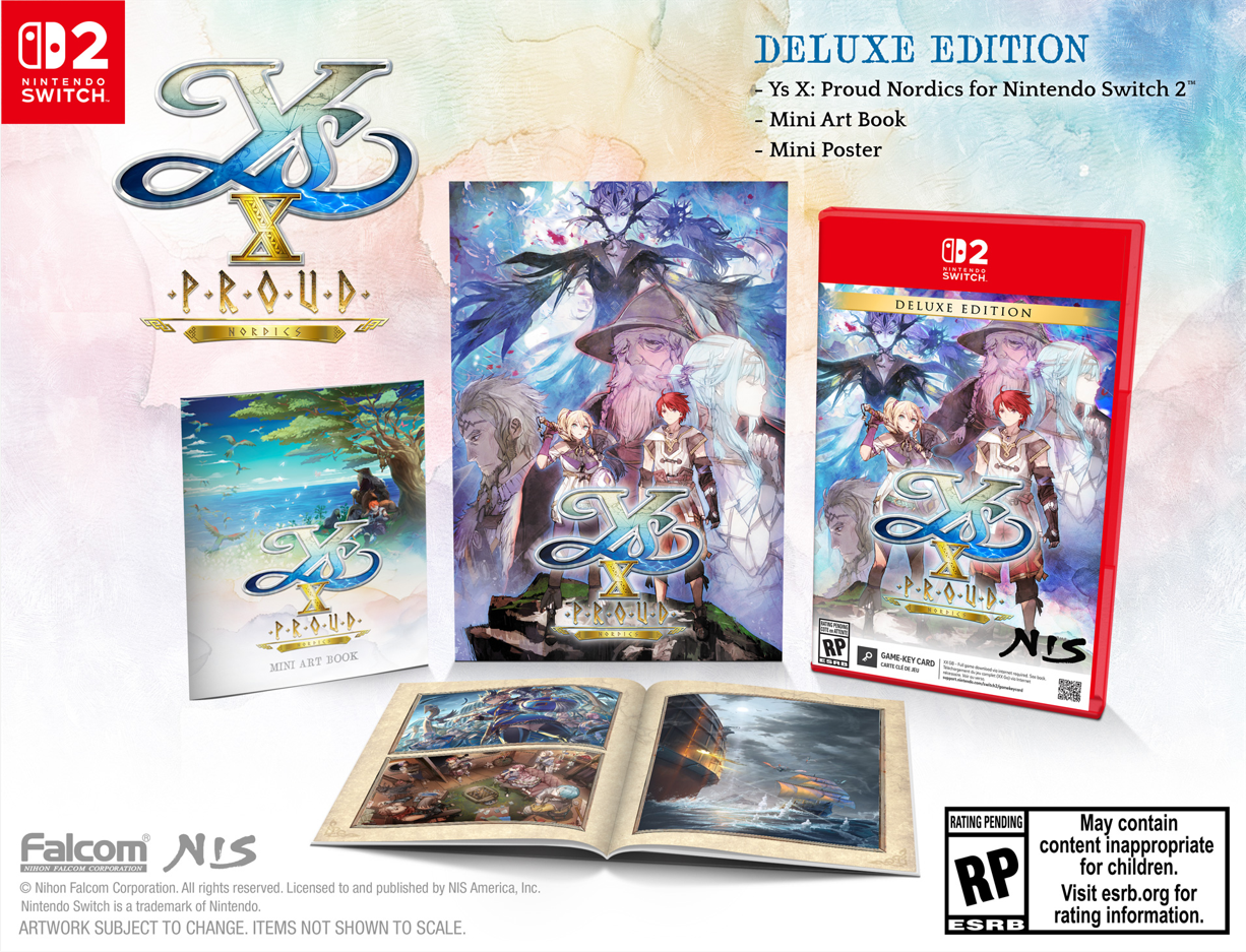 Nintendo Switch Game Title - YS X: Proud Nordics - Deluxe Edition