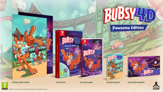 Nintendo Switch Game Title - Bubsy 4D - Pawsome Edition [2 Variants]