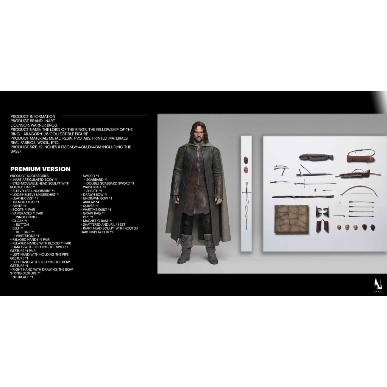 INART - The Fellowship of the Ring" - Aragorn [2 Variants] 