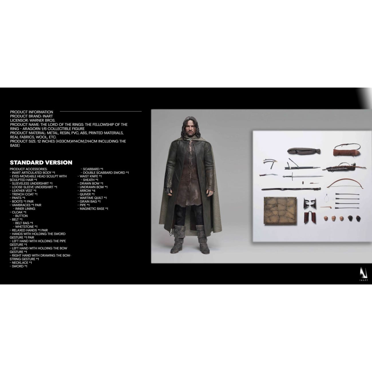 INART - The Fellowship of the Ring" - Aragorn [2 Variants] 