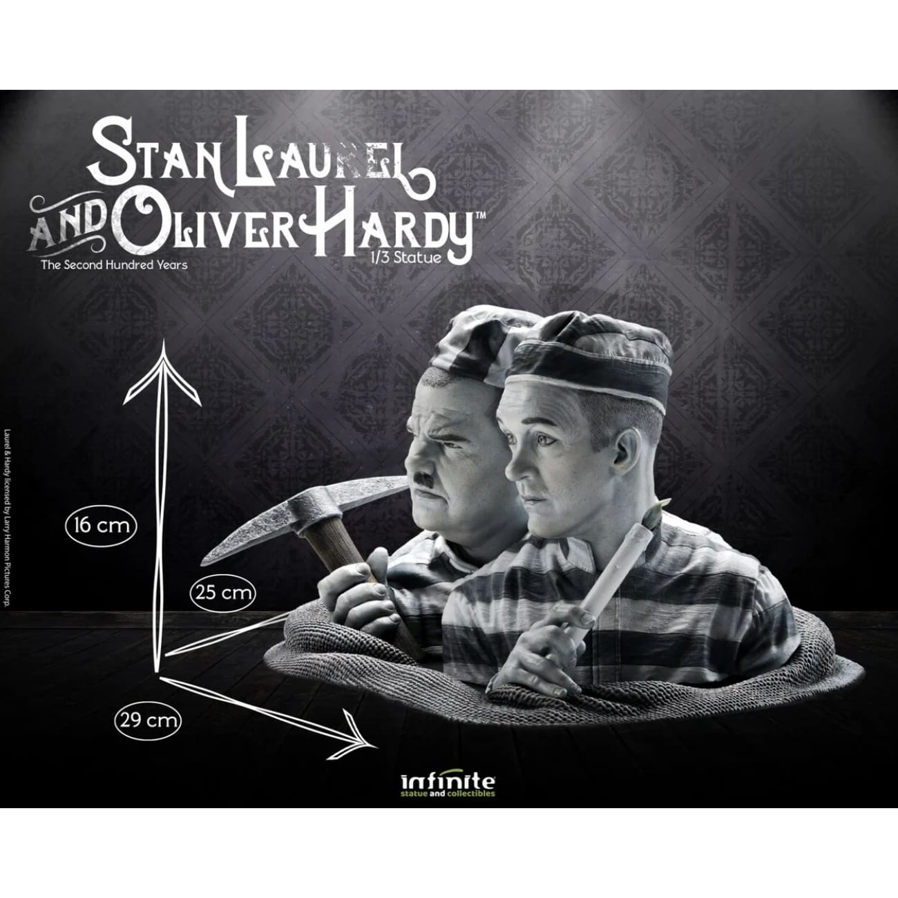 Infinite Statue - Stan Laurel & Oliver Hardy