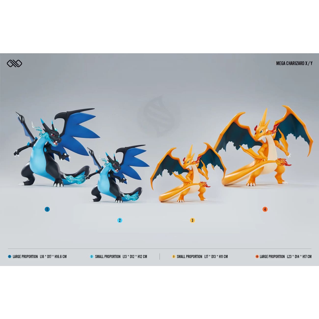 Infinite Studio - Mega Charizard X / Mega Charizard Y [6 Variants]