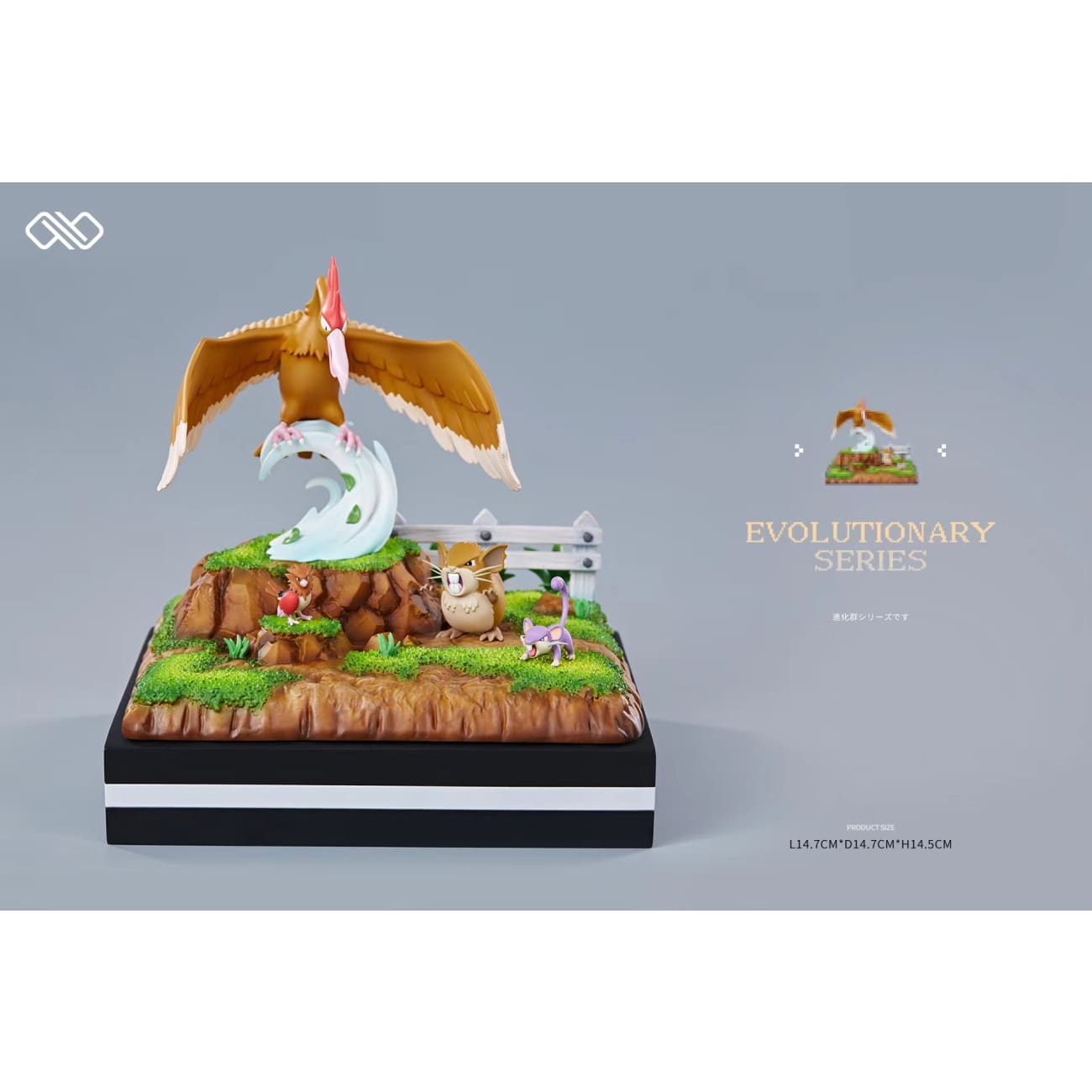 Infinite Studio - Rattata & Spearow Evolution Group [6 Variants]