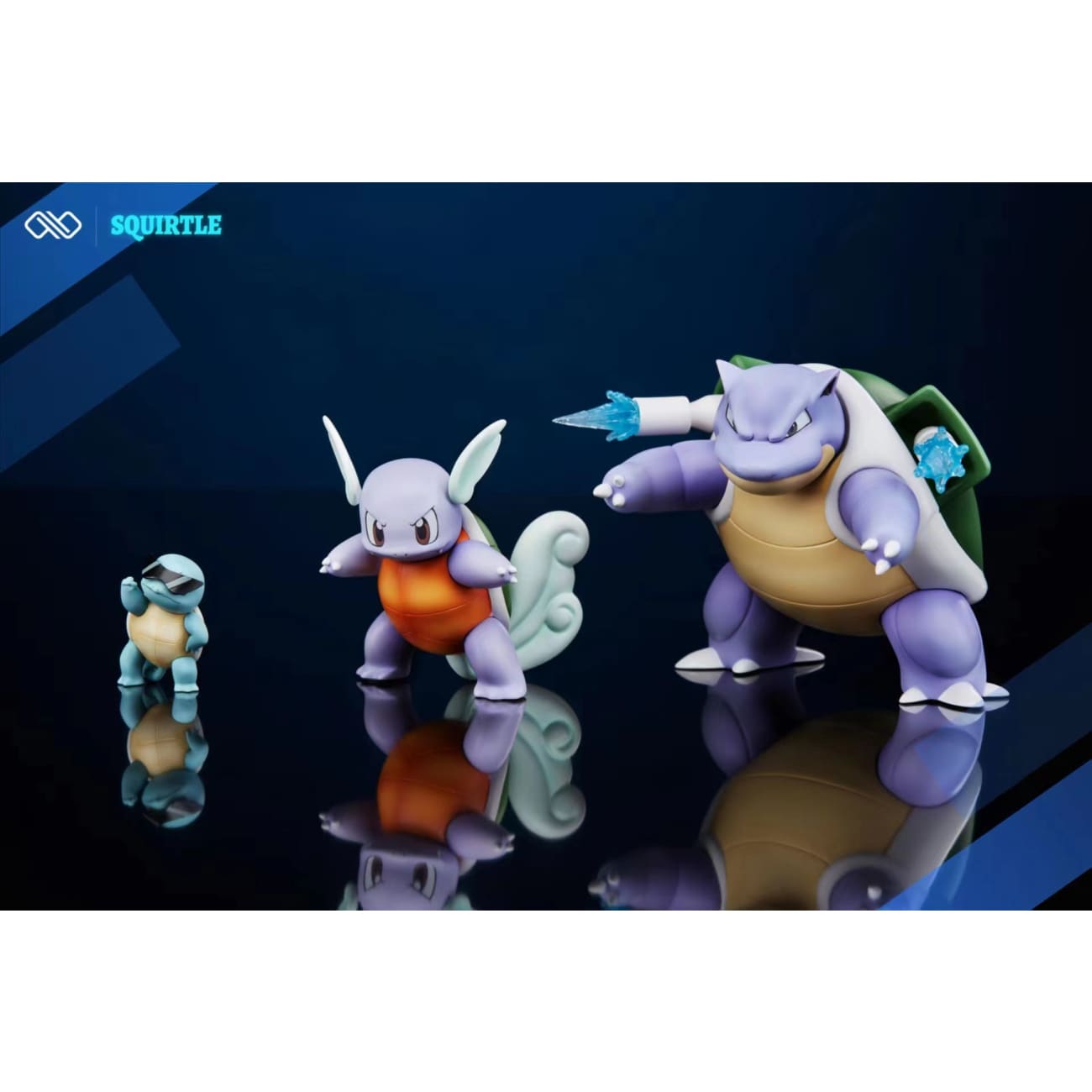 Infinite Studio  - Squirtle Evolution (Squirtle, Wartortle & Blastoise)[10 Variants]