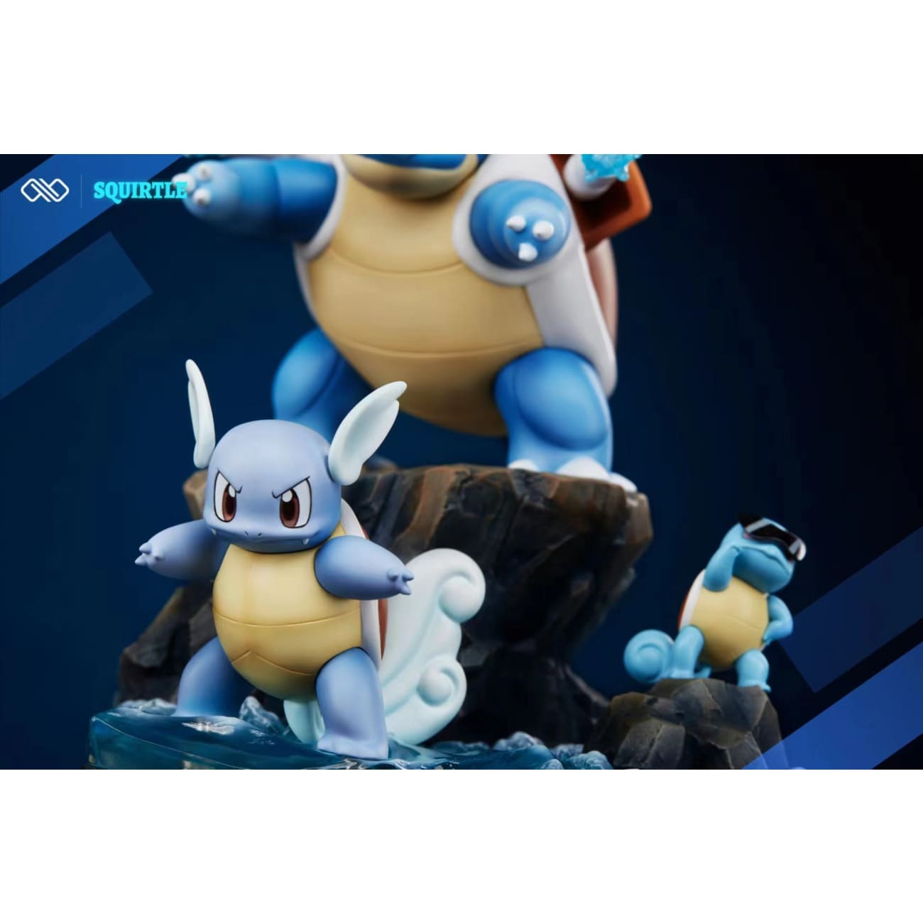 Infinite Studio  - Squirtle Evolution (Squirtle, Wartortle & Blastoise)[10 Variants]