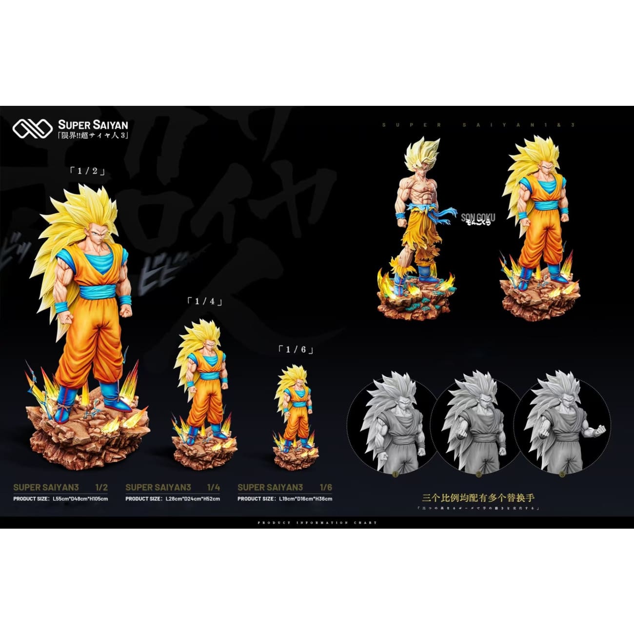 Infinite Studio - Super Saiyan 3 Son Goku [3 Variants]
