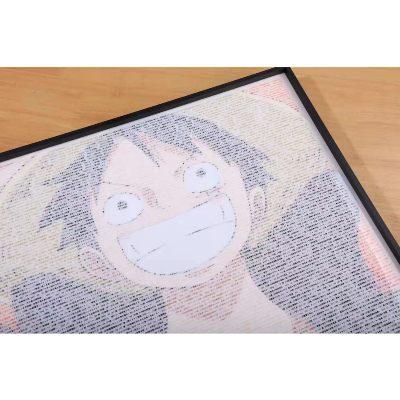 Infinity Gallery - Monkey D. Luffy Full Manga Release Text Poster Frame 
