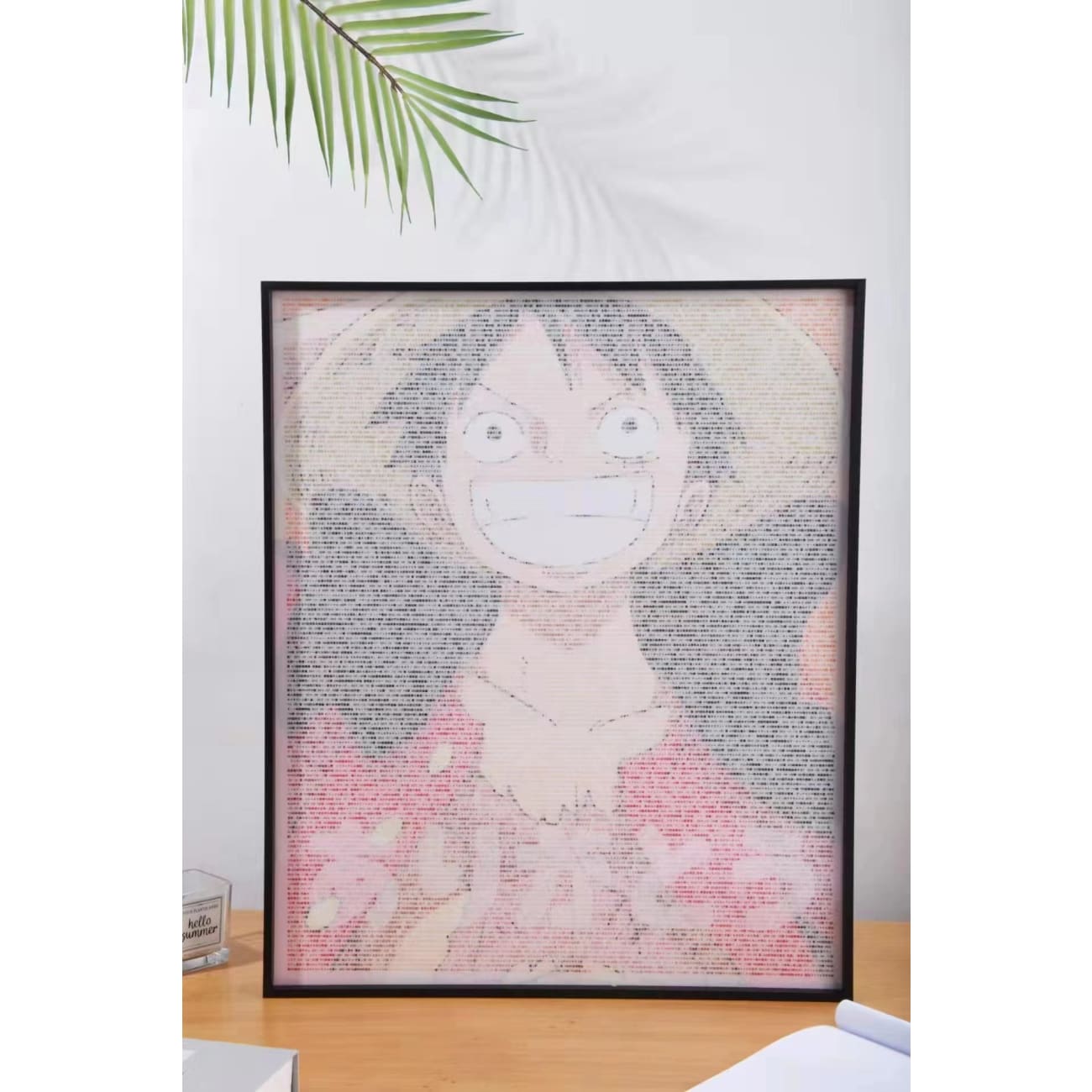 Infinity Gallery - Monkey D. Luffy Full Manga Release Text Poster Frame 