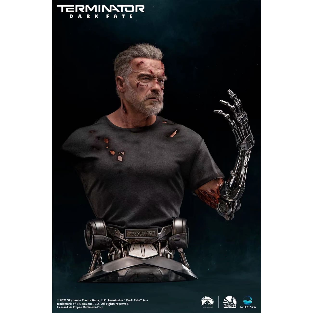 Infinity Studio X Azure Sea - Terminator: Dark Fate - T-800 1/1 Bust Statue