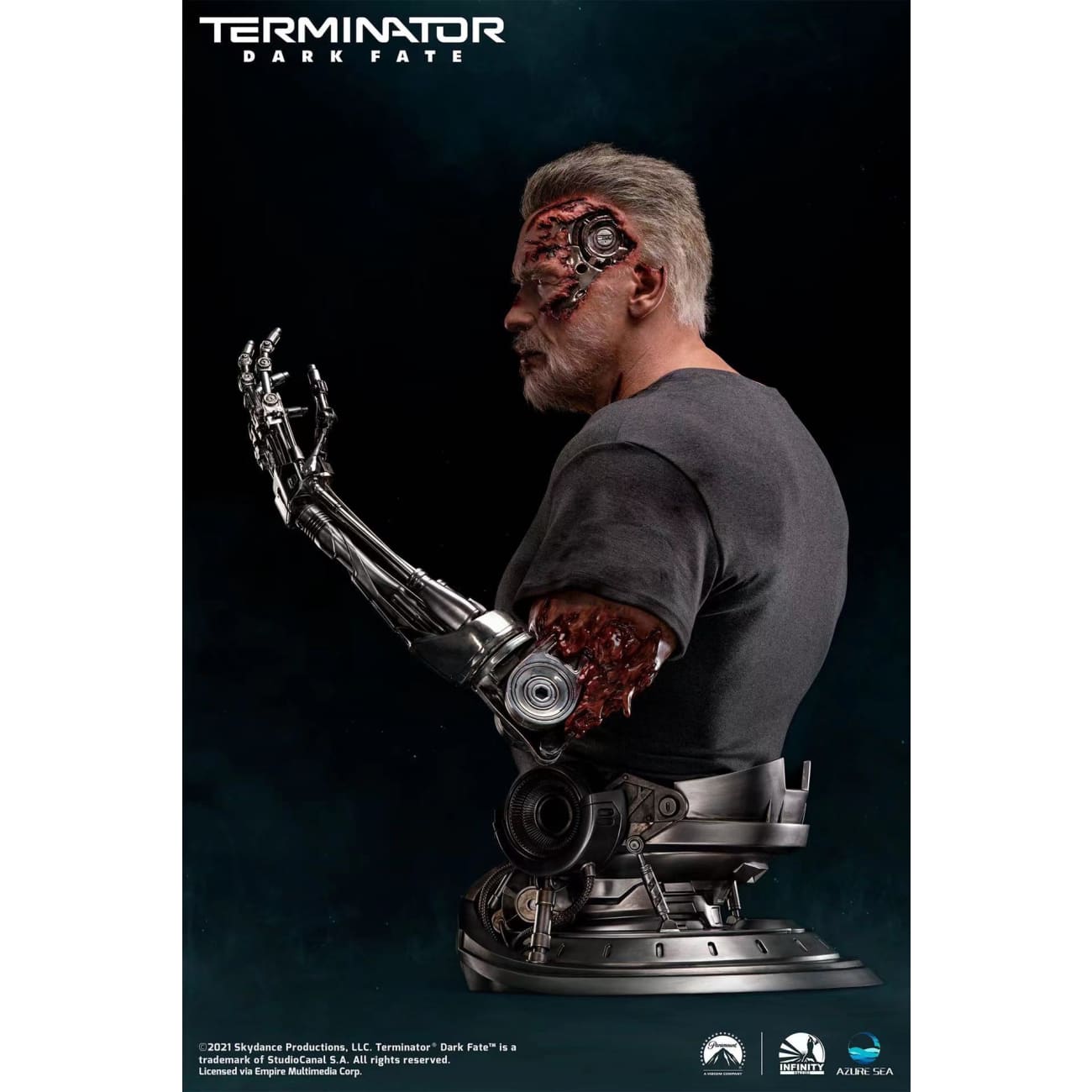 Infinity Studio X Azure Sea - Terminator: Dark Fate - T-800 1/1 Bust Statue