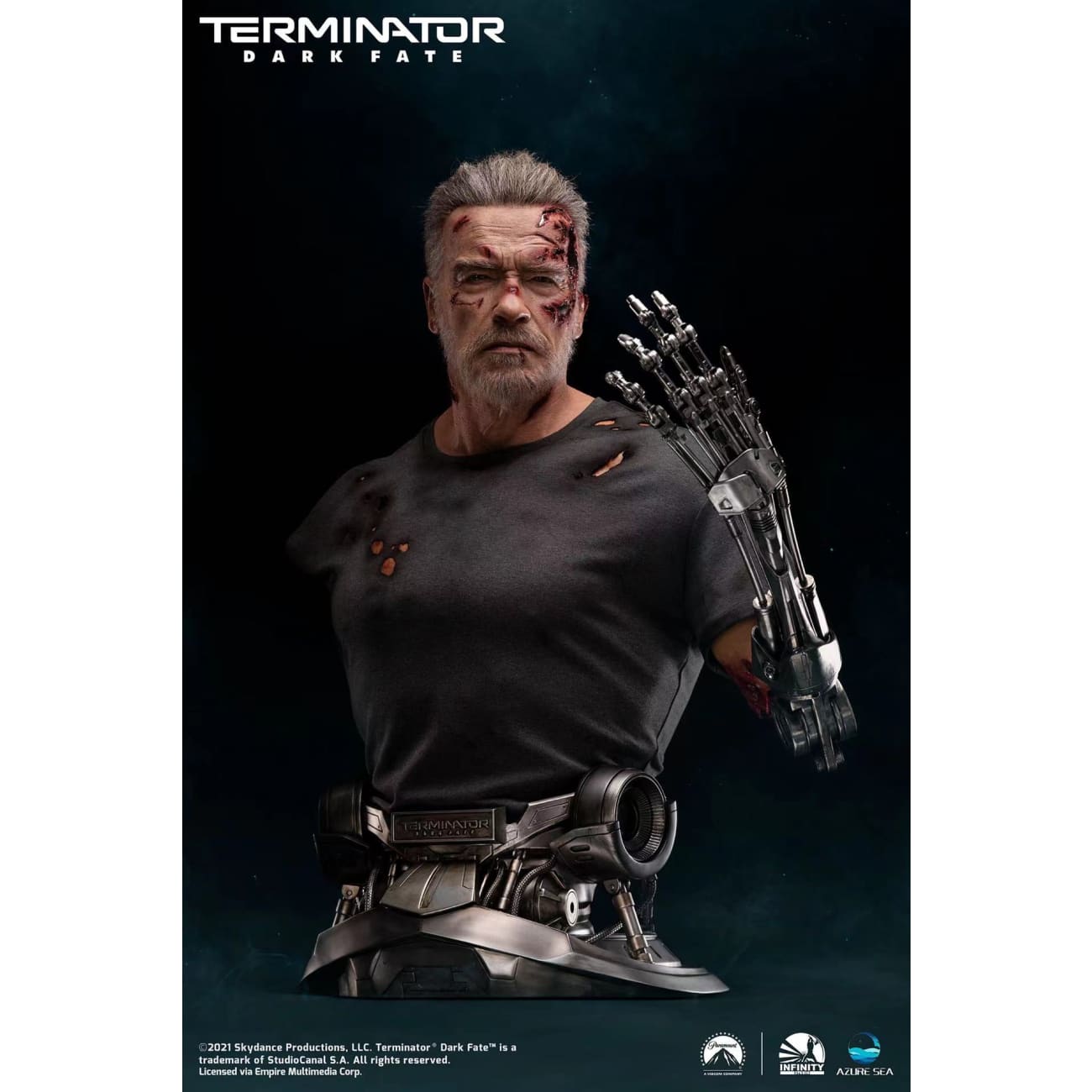 Infinity Studio X Azure Sea - Terminator: Dark Fate - T-800 1/1 Bust Statue