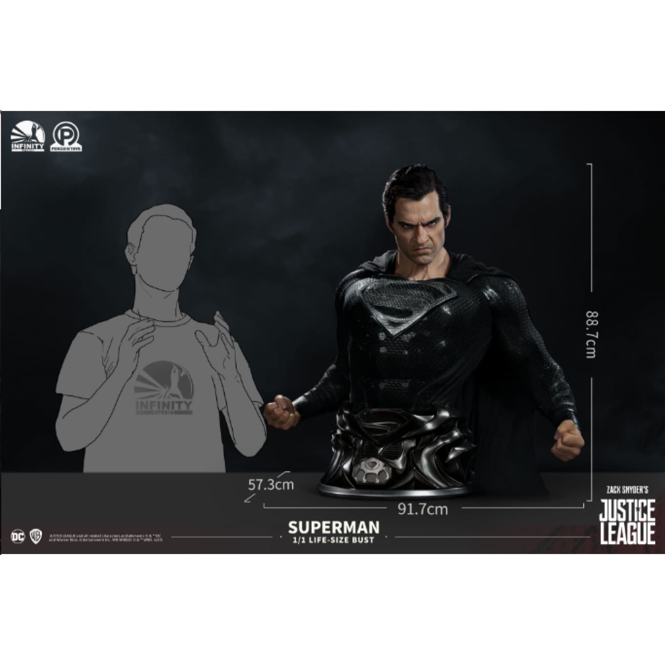Infinity Studio x Penguin Toys - Superman 1/1 Scale Bust [IFM0039]