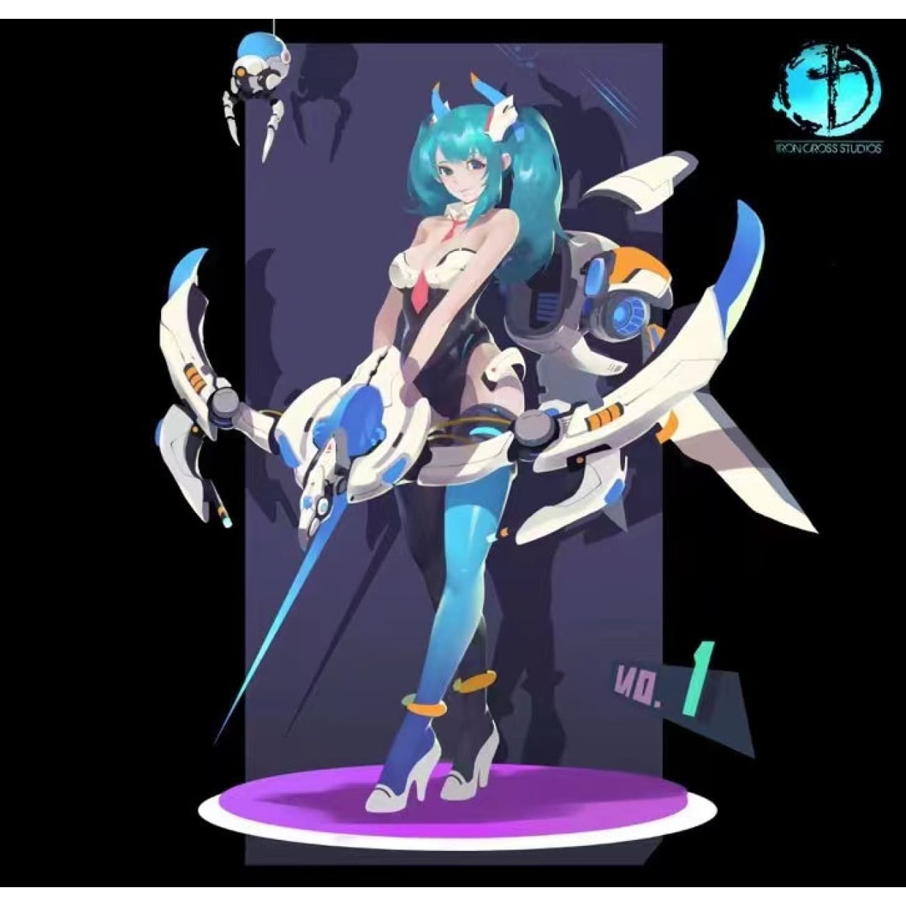 Iron Cross Studio - No.1 Azure