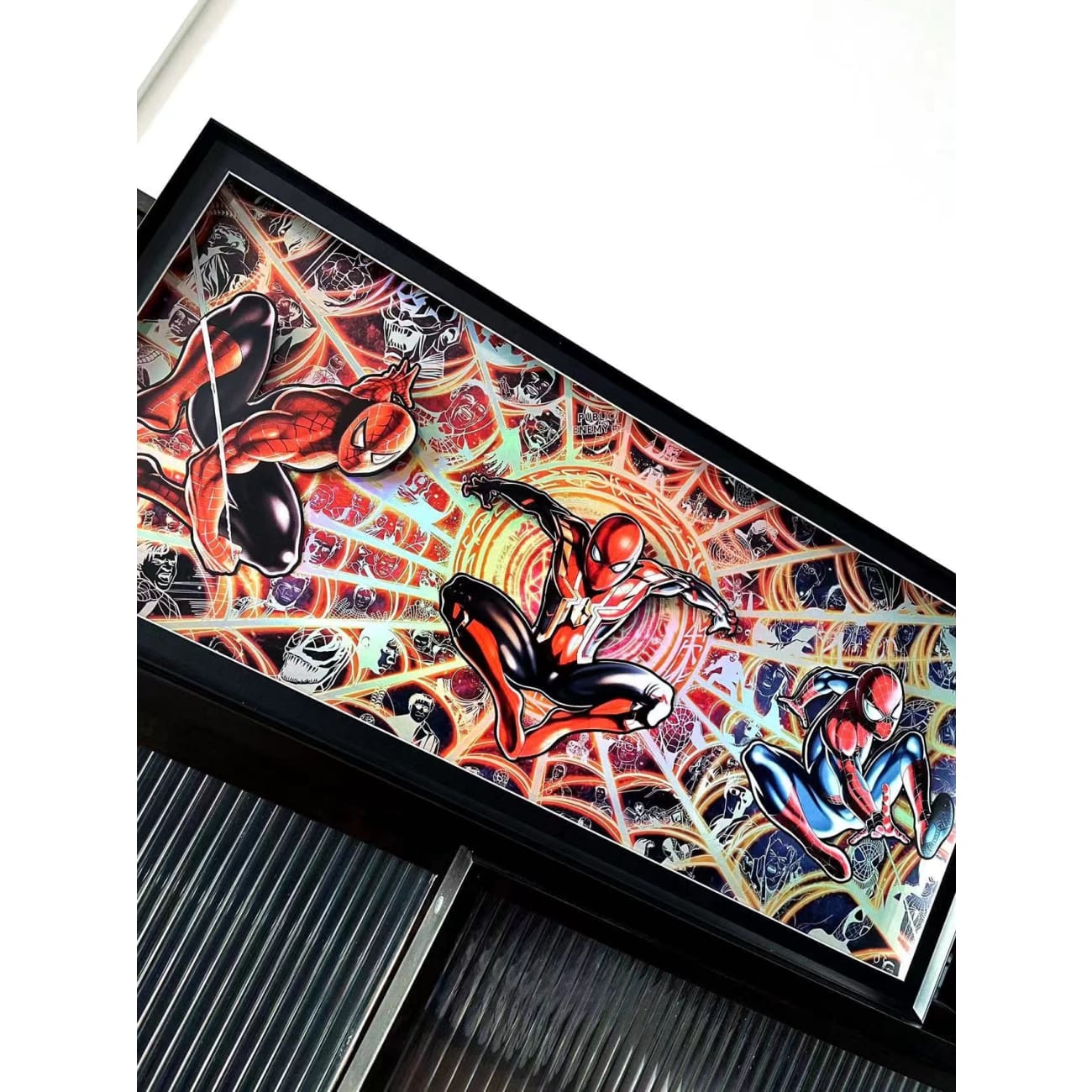 Iron Spiderman poster frame 