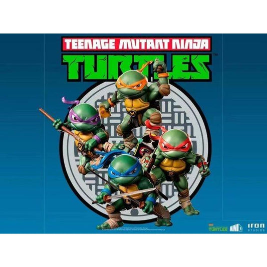 Iron Studio - q Version Tmnt Set of 4