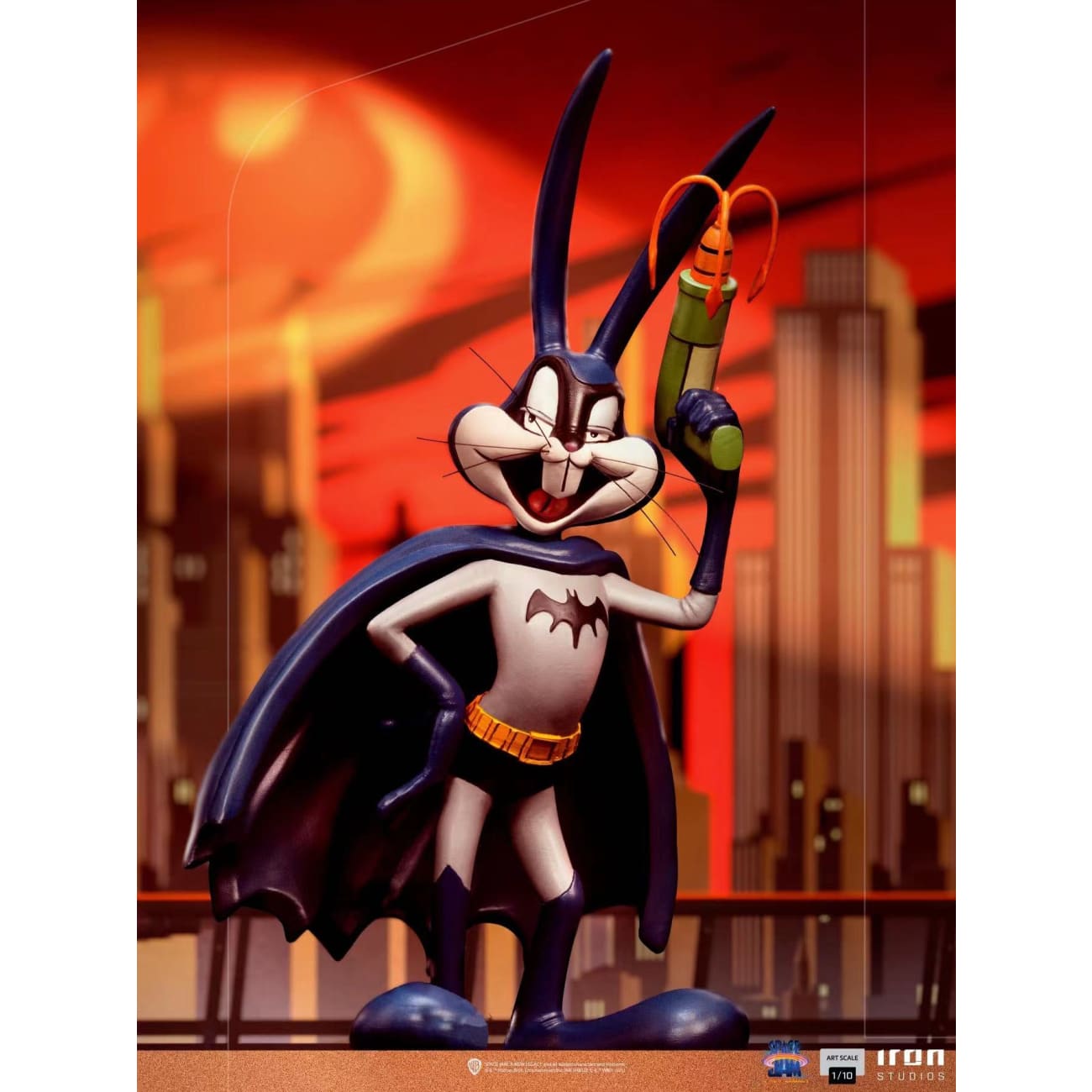 Iron Studios - Bugs Bunny cosplay batman/ Daffy Duck Cosplay superman 