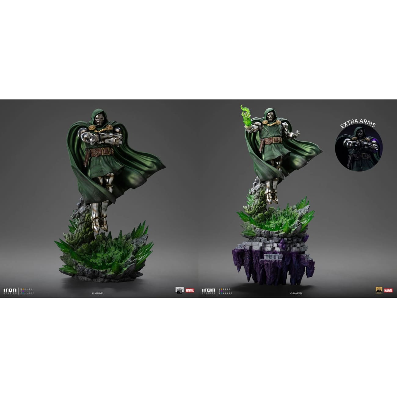 Iron Studios - Doctor Doom Standard Version [ MARCAS20225-10] / Deluxe Version [MARCAS20125-10] [2 Variants]